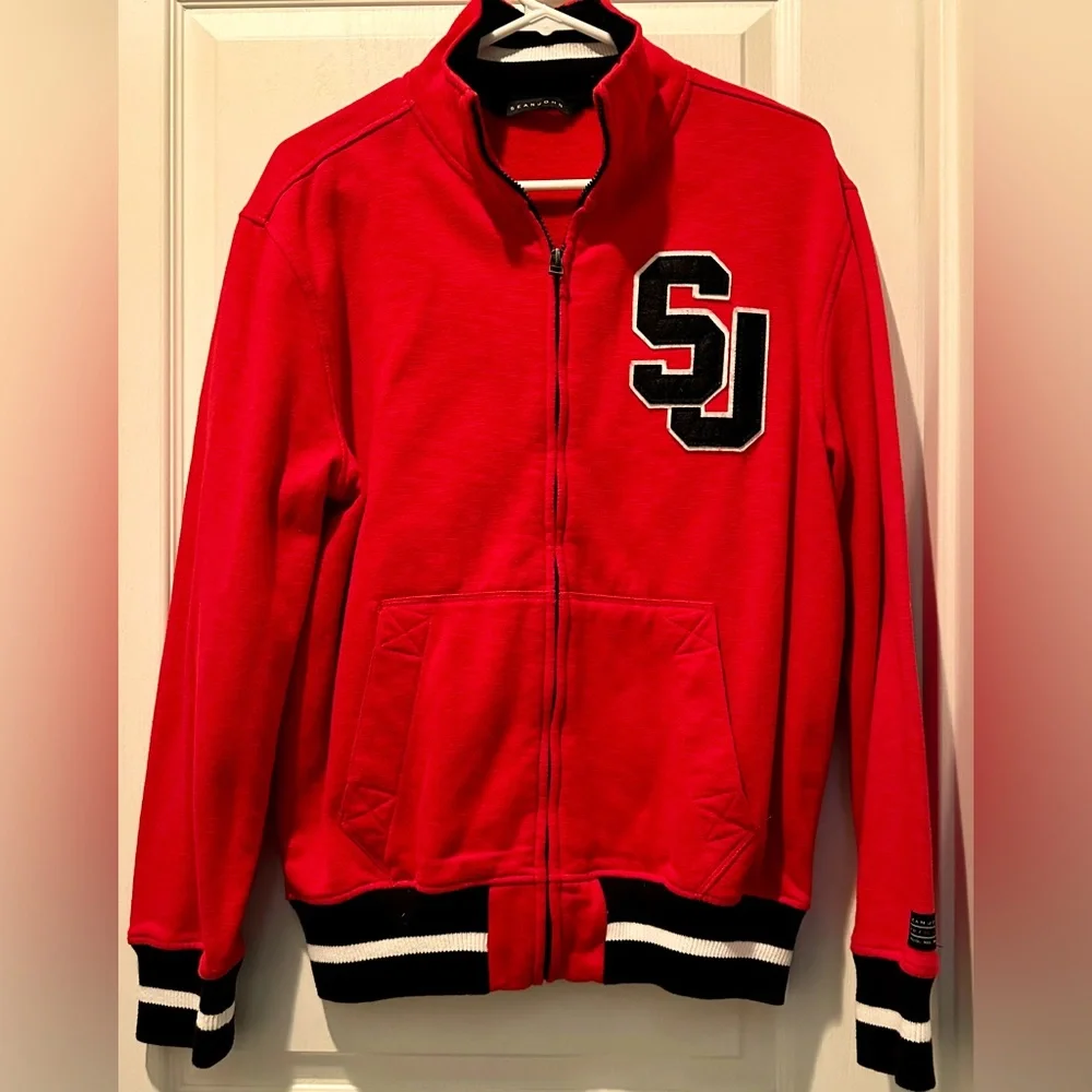 Sean John Front Zip Varsity Sweatshirt - Classic 90s!